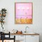 Stupell Industries Pink Retro Dessert Parlor Floating Frame, design by LISH Creative